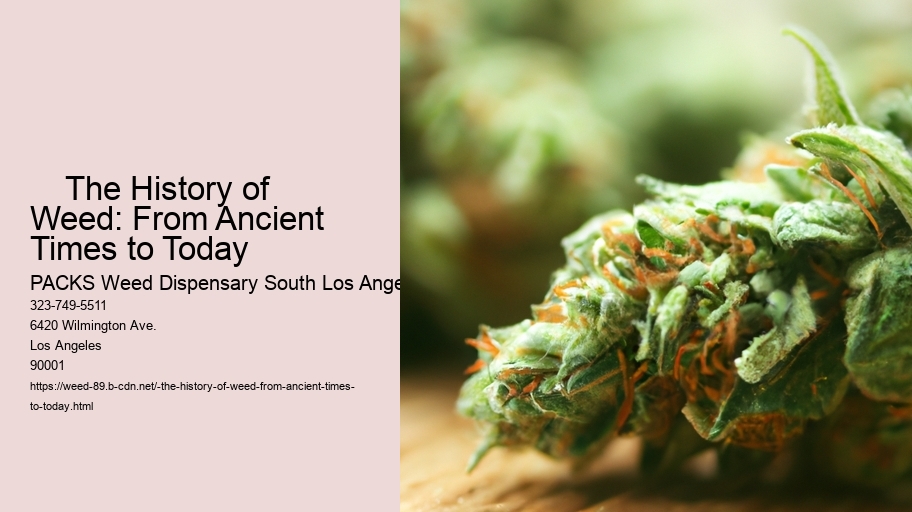     The History of Weed: From Ancient Times to Today